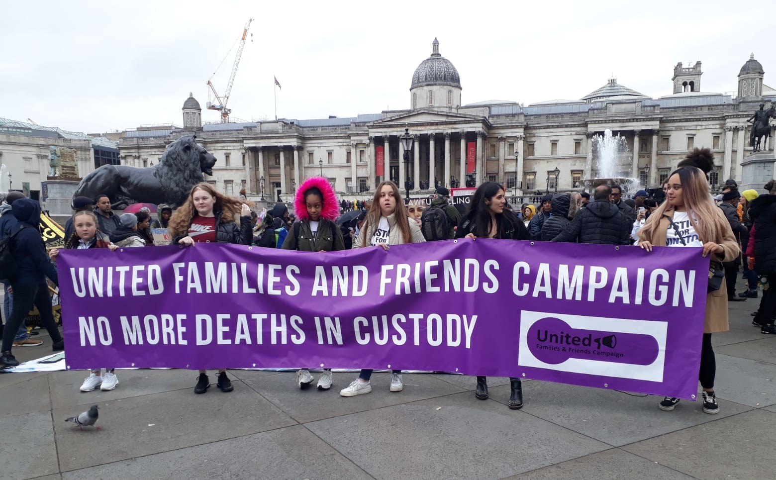 Families United Banner at UFFC rally 2019 - Image credit Ken Fero